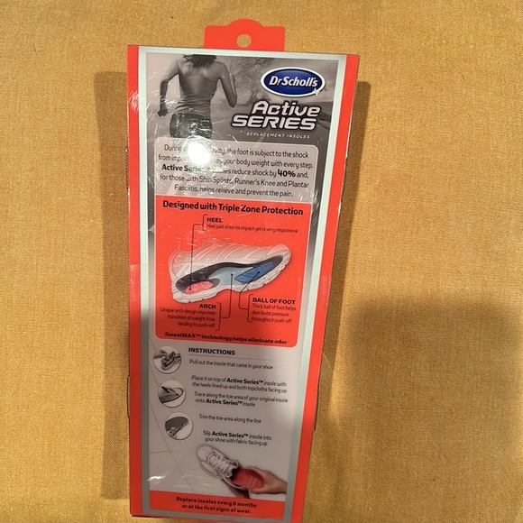 Dr Scholl’s Active Series Replacement Insoles - Picture 2 of 2